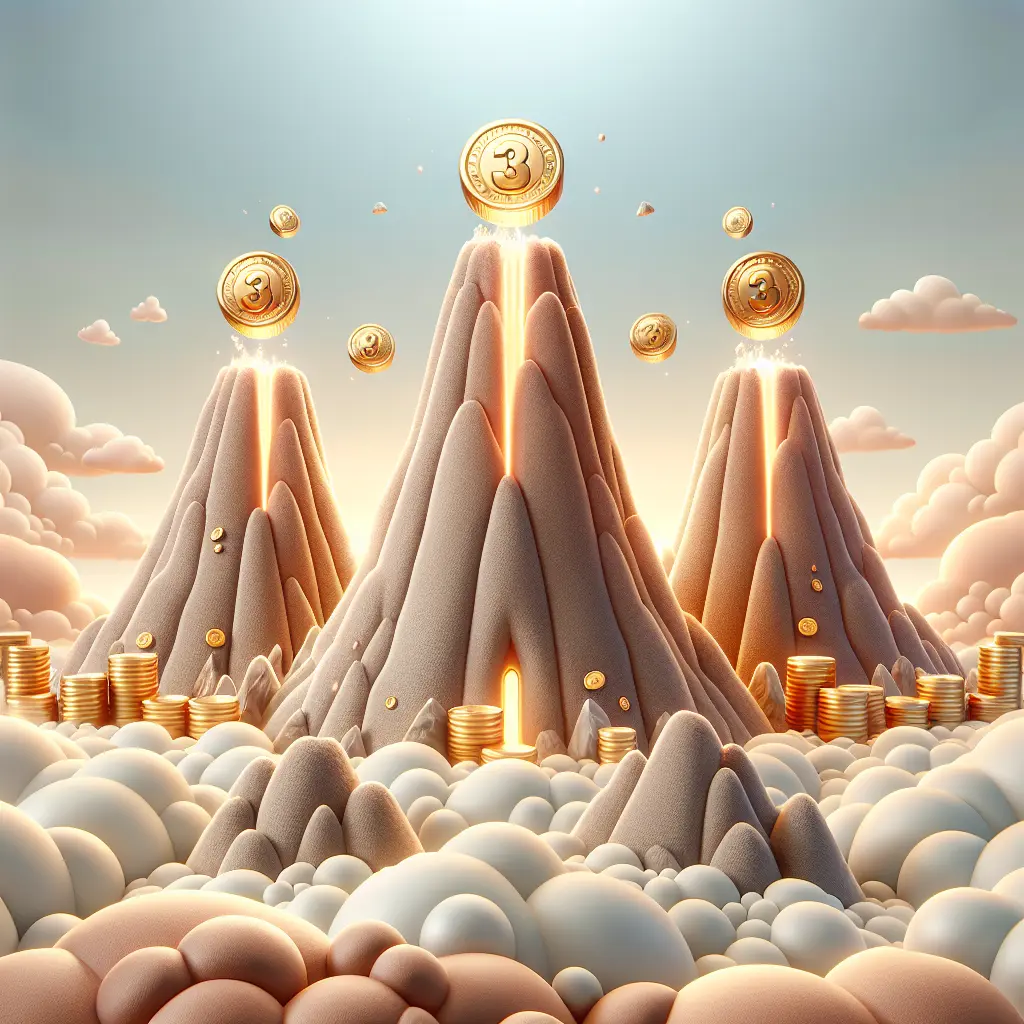 3 Coin Volcanoes slot game